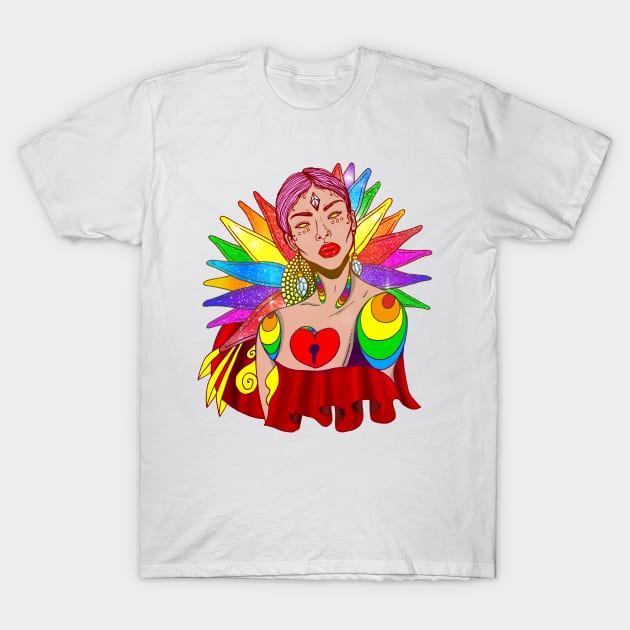 Pride Beauty T-Shirt by kenallouis